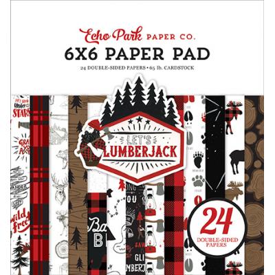 Echo Park Let's Lumberjack Designpapier - Paper Pad